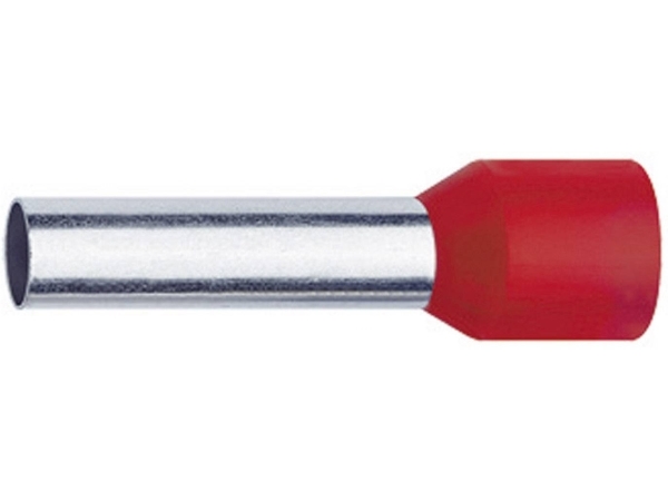 Klauke 1718 Kabelsko 1 Mm² Delvist Isoleret Rød 1000 Stk