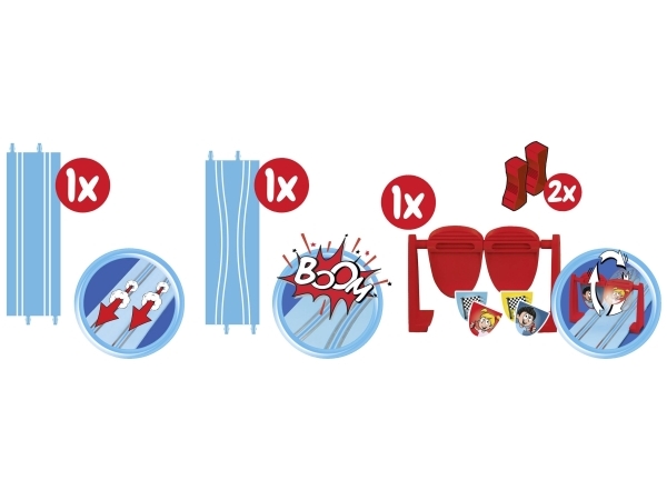 Startuppsättning 1:50 Carrera First Expansion Pack One fits All | Leksaker - Radiostyrda leksaker - Bilbanor | GameStuff