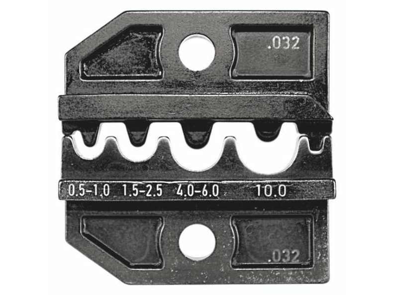 Rennsteig Werkzeuge 624 032 3 0 Crimpinsats Oisolerade kabelskor, oisolerade anslutningar 0,5 till 10 mm² Lämplig för märket Rennsteig Werkzeuge PEW 12