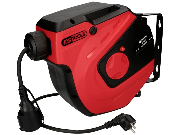 KS Tools 150.4217 Kabelvinda 15,00 m Svart kontakt | EL Artiklar - Kablar och ledningar - Kabelrullar | GameStuff