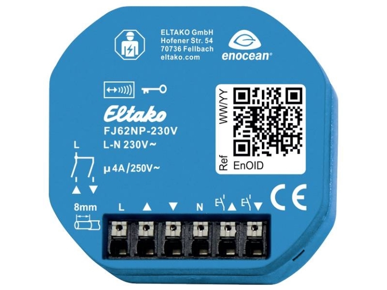 Eltako Fj62np-230V Aktuator Til Rullegardiner Planforsænket