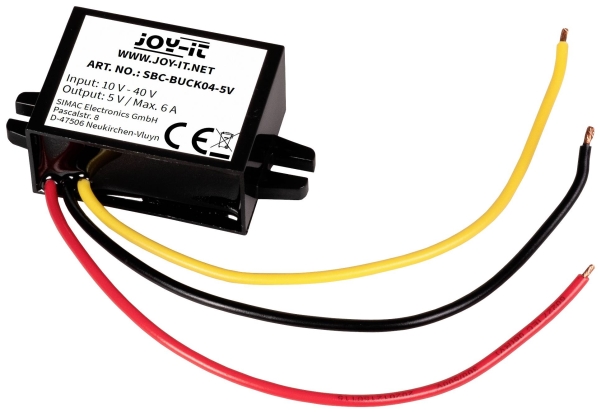 Joy-it SBC-Buck04 DC/DC Step Down-modul-muuntaja 1 stk