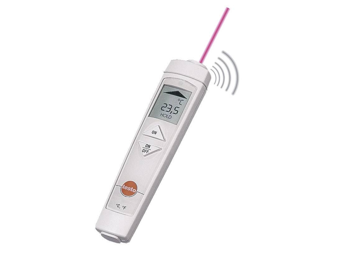 testo 826-T2 Infraröd termometer Optik (termometer) 6:1 -30 - +300 °C | Ventilation & Klimat - Annan ventilation och klimat - Temperaturmätningsutrustning | GameStuff