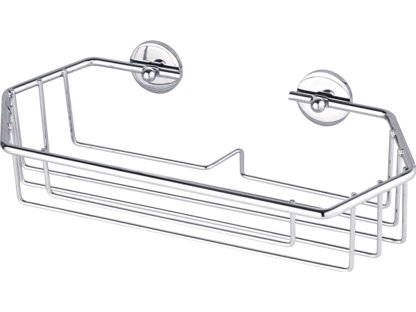 Tesa 40222-00000-00 Baath Plus Duschkorb Kleber Chrom (Glänzend)
