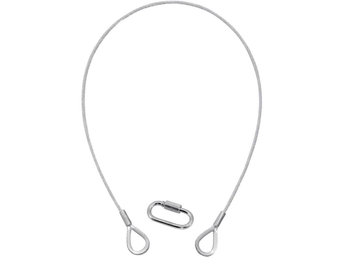 EUROLITE säkerhetsrep A 3x600mm upp till 5kg, silver (58010310) | TV, Ljud & Bild - Musikstudio - Effekt utrustning | GameStuff