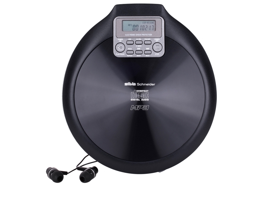 Silva Schneider MCD 50, 285 g, Sort, Bærbar CD-afspiller