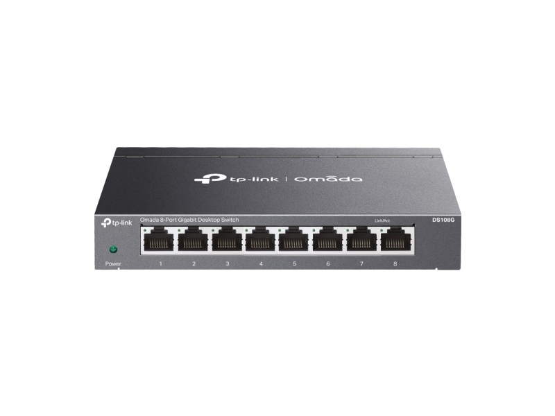 Tp-Link Omada Ds108g, Unmanaged, Gigabit Ethernet (10/100/1000), Wandmontage