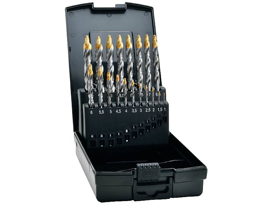 Exact 74561 #####HSS TIN-TIP Spiralbor DIN 338 1 sarja 1 sarja