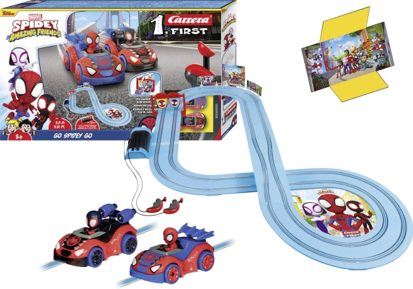 Carrera Tor automobilinis su pojazdami första spindelmannen spidey go 2,9m | Hobby - Modelljärnväg - Nybörjarsatser | GameStuff