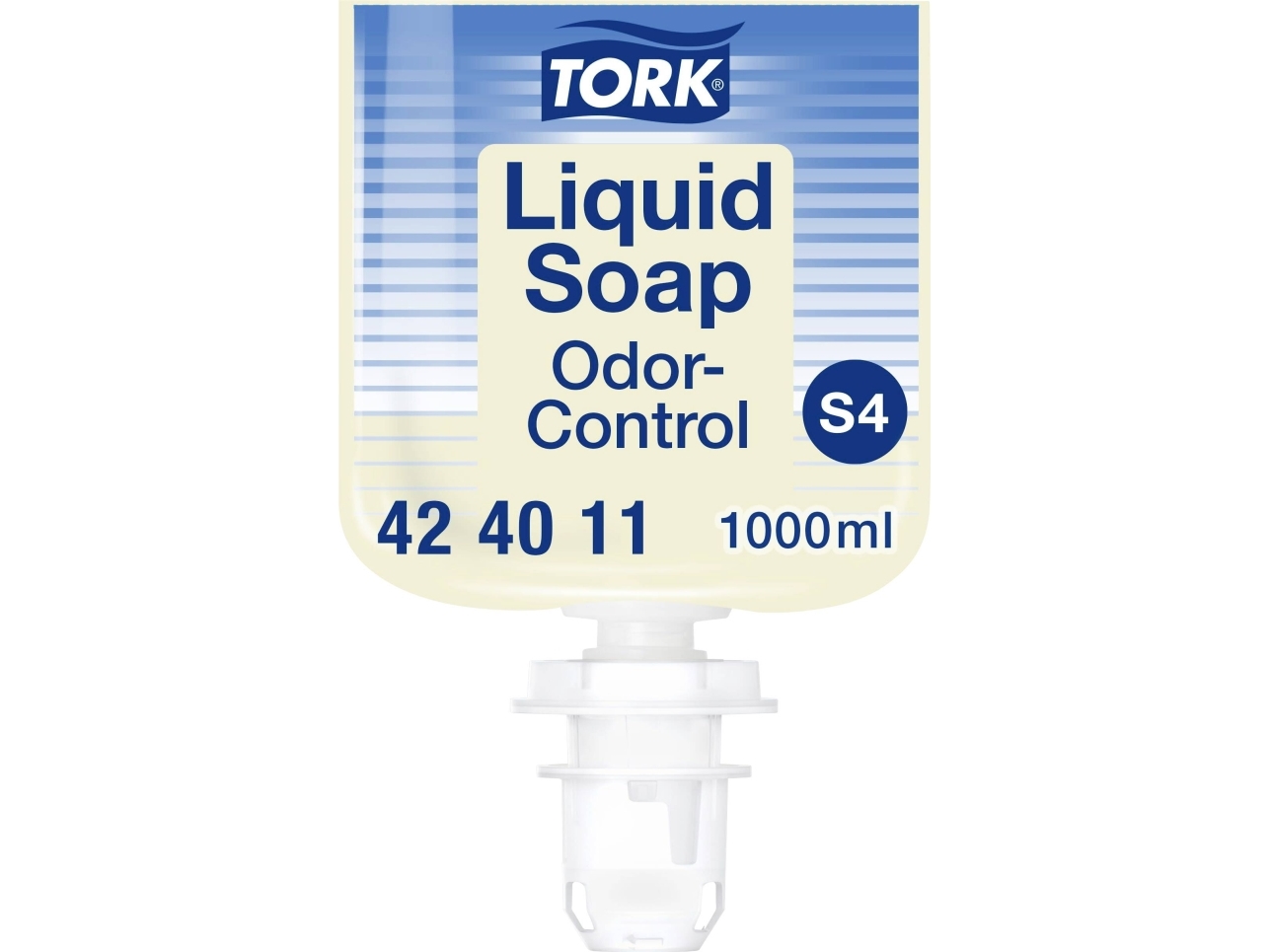 Sæbe flydende Tork S4 Odor-Control Uparfumeret 1000 ml - (6 flasker x 1000 ml)
