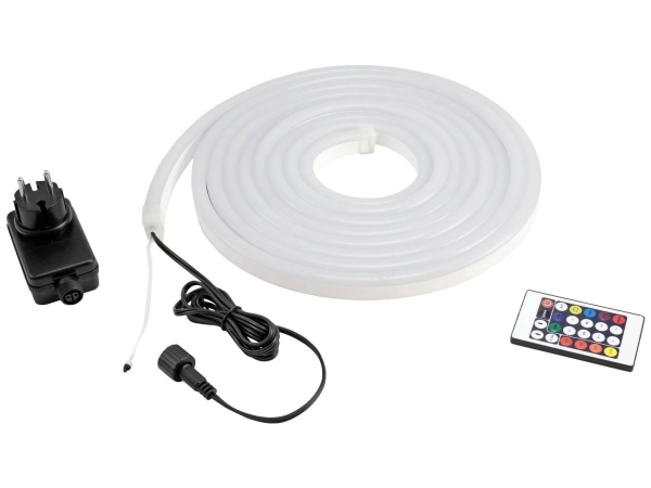 EUROLITE LED Pixel Neon Flex 12V RGB 5m med IR-sats (50499920) | Datorkomponenter - Datorchassin & Tilbeör - Tillbehör | GameStuff
