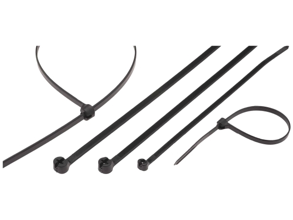 Helukabel 91056-1000 Ty232mx Kabelstrips Med Ståltunge 203 Mm 2.4 Mm Med Metaltap, Uv-Stabiliseret 1000 Stk