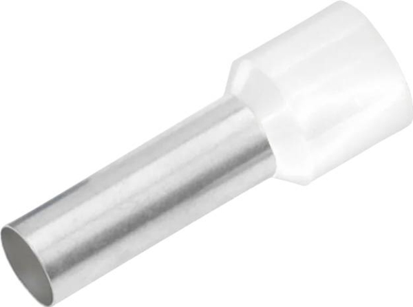Cimco 187000 Kabelschuh 0,5 Mm² Teilweise Isoliert Weiß 100 Stück
