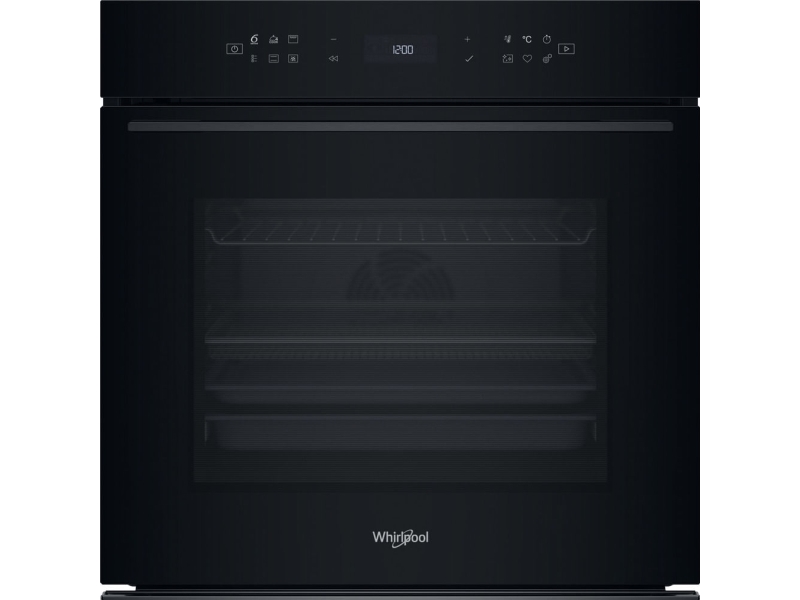 Whirlpool WOI78PT1SBA, Keskikokoinen, Sähköuuni, 73 L, 73 L, Hydrolyyttinen + pyrolyyttinen, Kiinteä