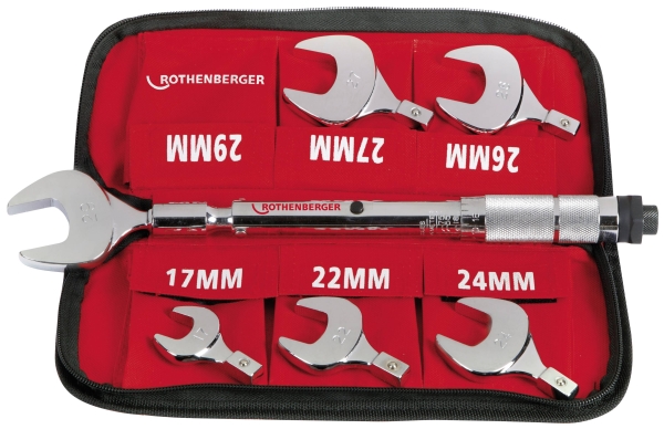 Rothenberger 175001 #####Drehmoment-Gabelschlüssel-Set 14 - 77 Nm