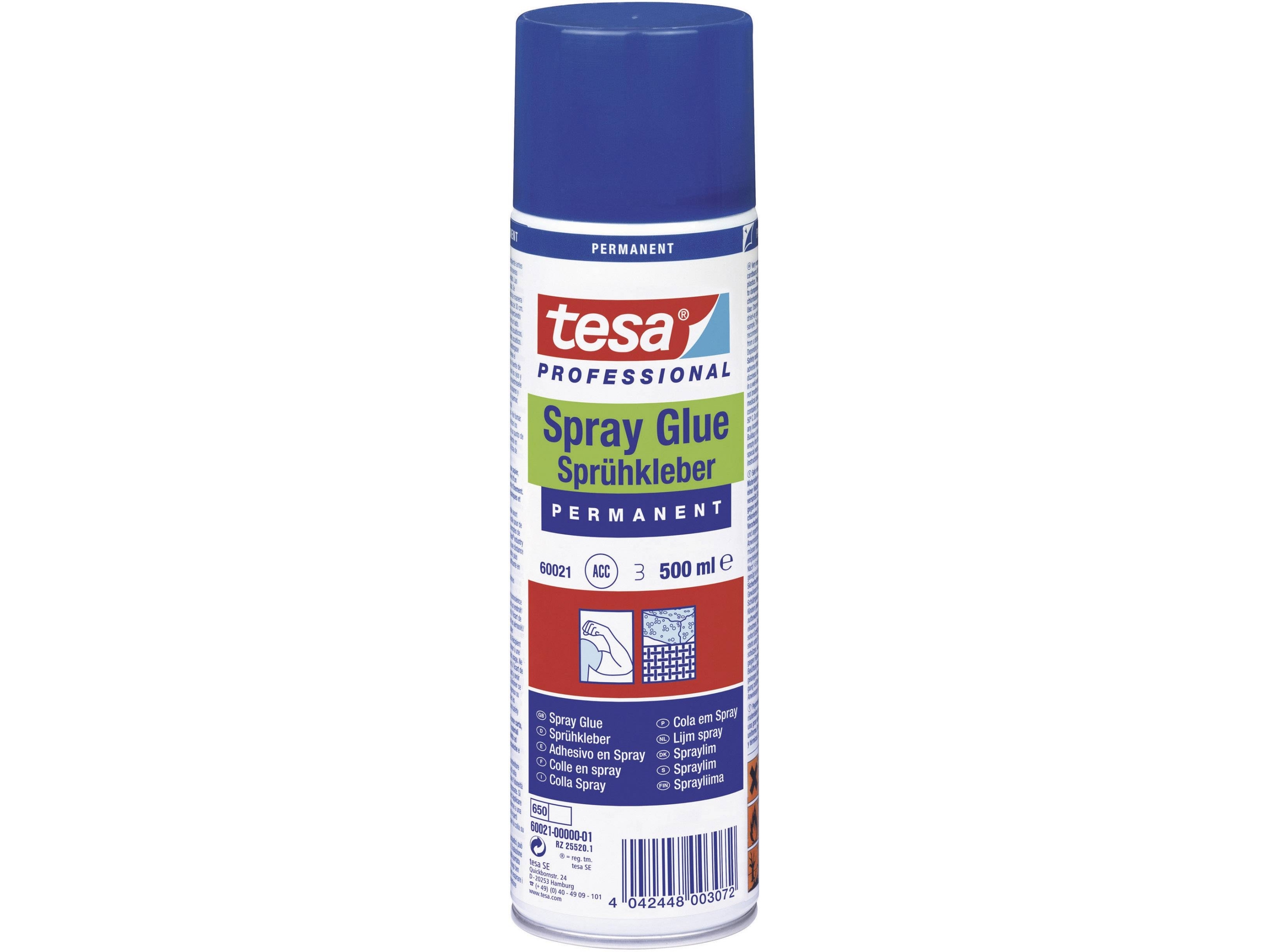 tesa Professional Sprühkleber Permanent 500ml farblos