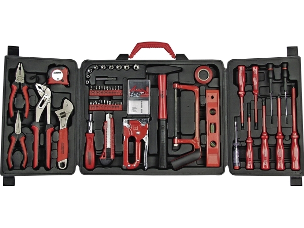 Brüder Mannesmann universalværktøjskasse 60 stk (29065)