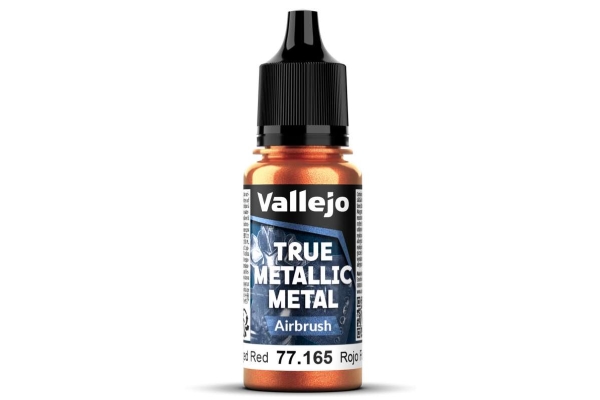 True Metallic Airbrush Forged Red 18ml | Radiostyrd - Tillbehör - Airbrush, färger, dekor | GameStuff