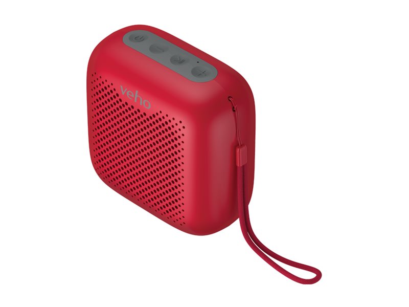 Veho Mz-4 Portable Bluetooth Speaker-R, Kabellos