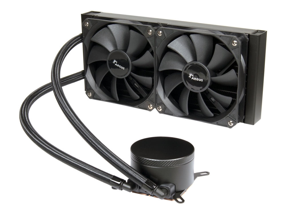 Inter-Tech B-240 - Processors Flydende Kølesystem - (For: Lga115x Socket, Lga1200, Lga1366, Lga1700, Lga1800 Socket, Lga775, Am3, Am4, Am5) - Kobber