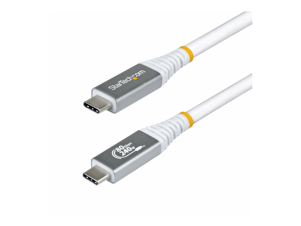 Startech - Usb-Kabel - Usb-C (Han) Til Usb-C (Han) - Usb4 / Thunderbolt / Displayport 2.1 - 151.33 Cm - 4K120 Hz Support, 8K60 Hz Support, Forlænget