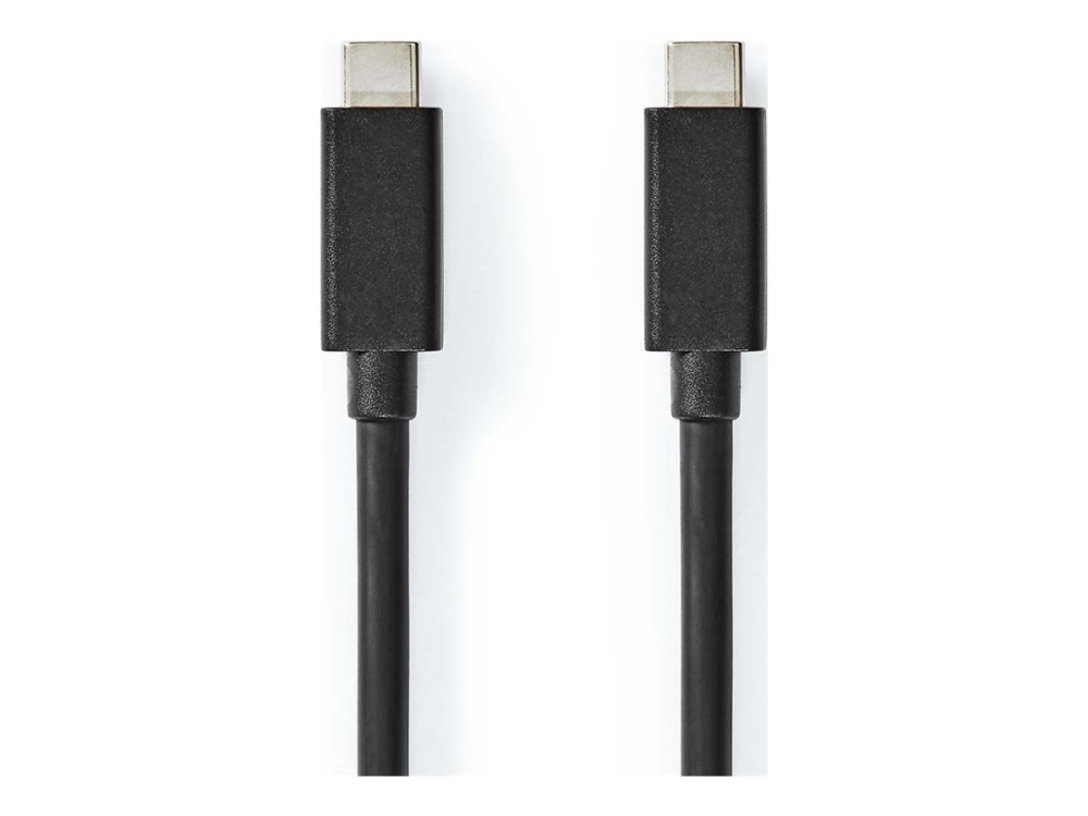 Nedis - Usb-Kabel - Usb-C (Han) Til Usb-C (Han) - Usb 3.2 Gen 2 - 5 A - 1 M - Rund, 4K60 Hz (3840 X 2160) Unterstützung, 4K30 Hz (3840 X 2160) Unters