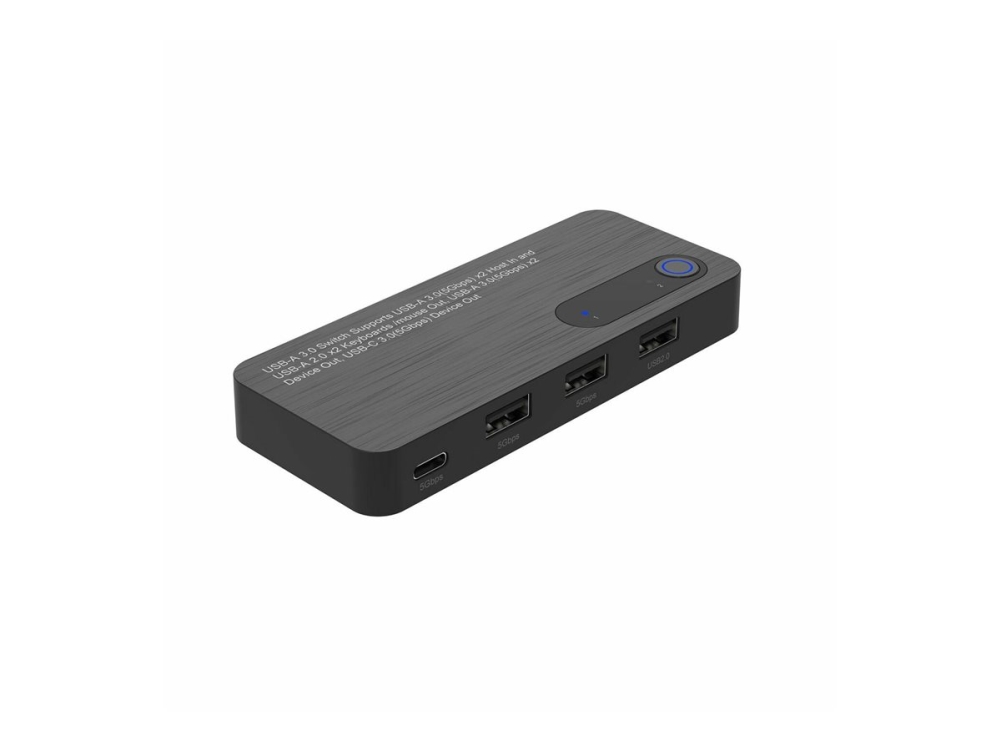 Microconnect - Switch For Tastatur/Mus - 2 X Usb 2.0 + 2 X Superspeed Usb + 1 X Usb-C - 2 Lokalbrugere - Desktop