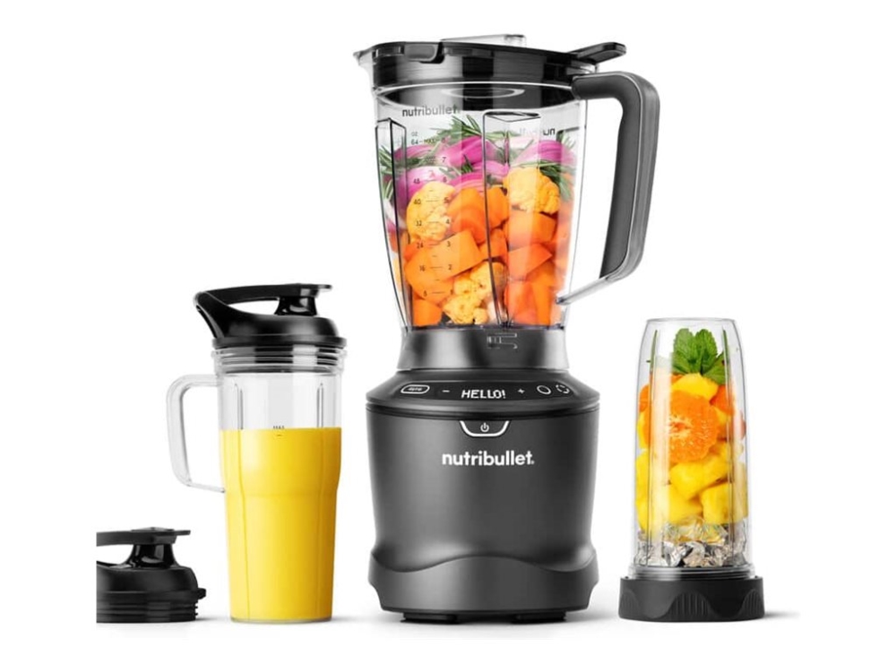 NutriBullet NBF550DG SmartSense 1500 Combo - Blandare - 1.89 liter - 1.5 kW - mörkgrå | Köksapparater - Köksmaskiner - Blender | GameStuff