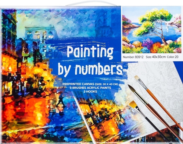 Mal Efter Tal – Toy Painting By Numbers 30X40 80912