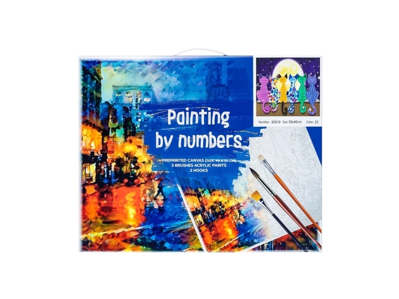 TOY PAINTING BY NUMBERS 40X50 80919