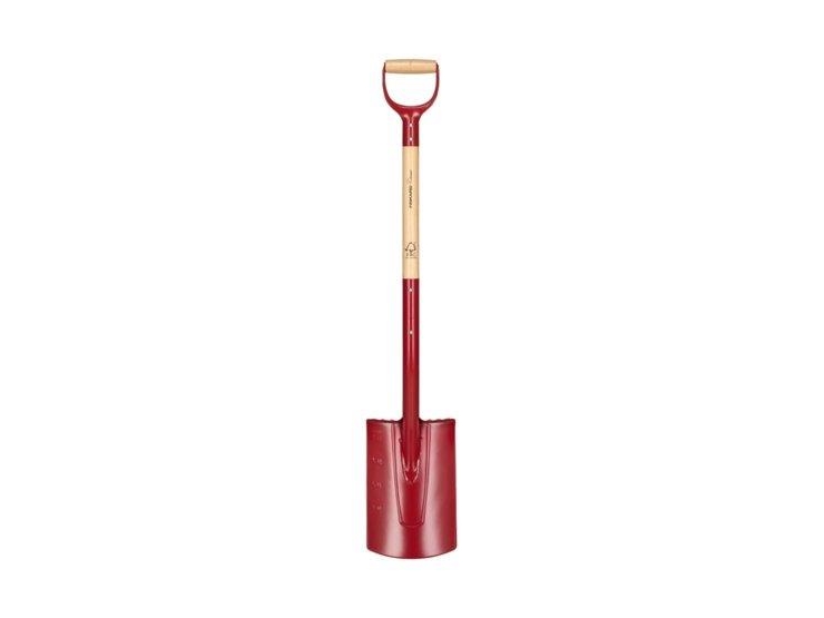 Fiskars trädgårdsspade Classic - Rundat blad av borstål, lackat handtag, FSC, L=106cm | Trädgården - Trädgårdsredskap - Spadar & Skyfflar | GameStuff