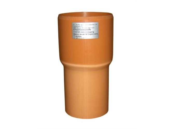 Overgang til afløbsrende ø 110/75 mm