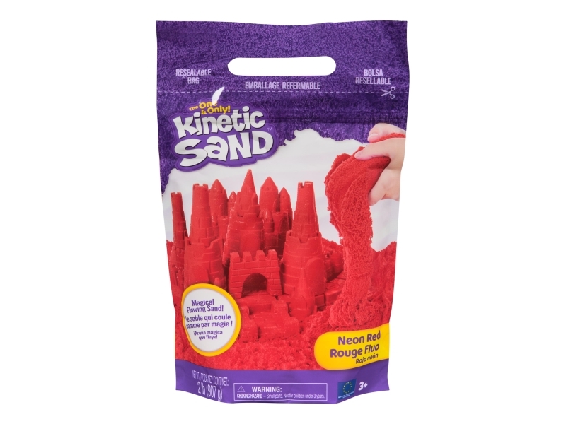 6070101, Magisk sand för barn, 3 År, Röd | Leksaker - Kreativitet - Lek sand | GameStuff