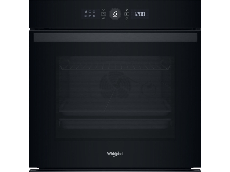 Whirlpool Woi4s8ppm1sb, Medium, Elektrischer Ofen, 73 L, 73 L, Hydrolytisch + Pyrolytisch, Integriert