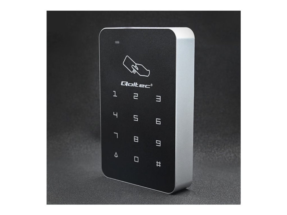 Qoltec FEBE -yhdistelmälukko RFID-lukijalla | koodi | kortti | riipus | EM