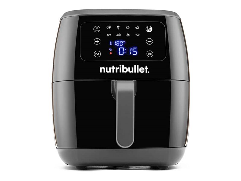 Nutribullet Xxl Digital Air Fryer, Heißluftfritteuse, 7 L, Einzelbild, Schwarz, Berührung, Eigenständig