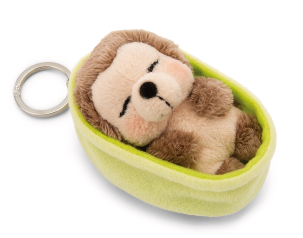 Nici - Schlüsselanhänger Sleeping Pets Igel 8Cm Korb Hellgrün Grün, 3 Jahre, Junge/Mädchen, Ce, 50 Mm, 50 Mm, 125 Mm