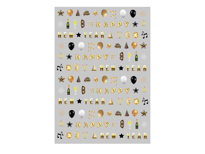 Nytårs Negle Stickers