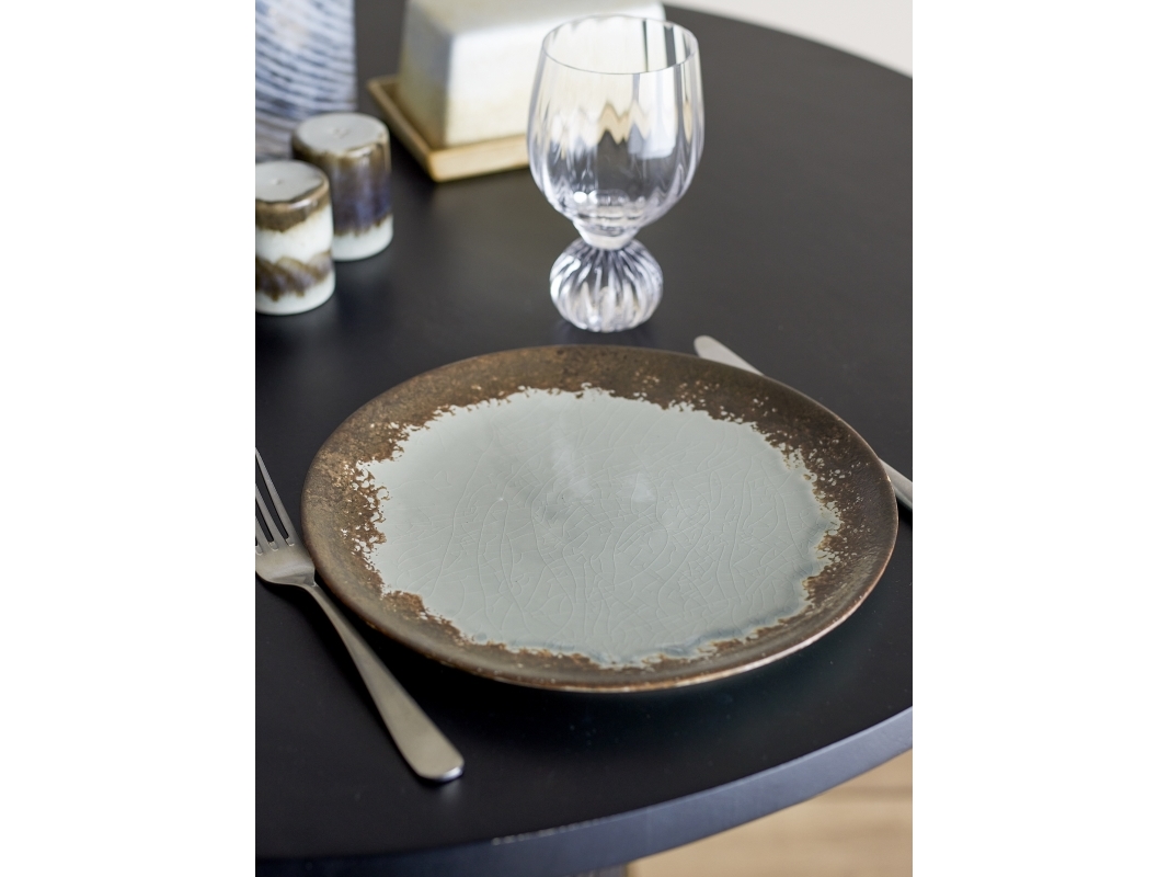 BLOOMINGVILLE Paula Tallrik, brun, stengods | Bordssättning - Par - Plattor | GameStuff