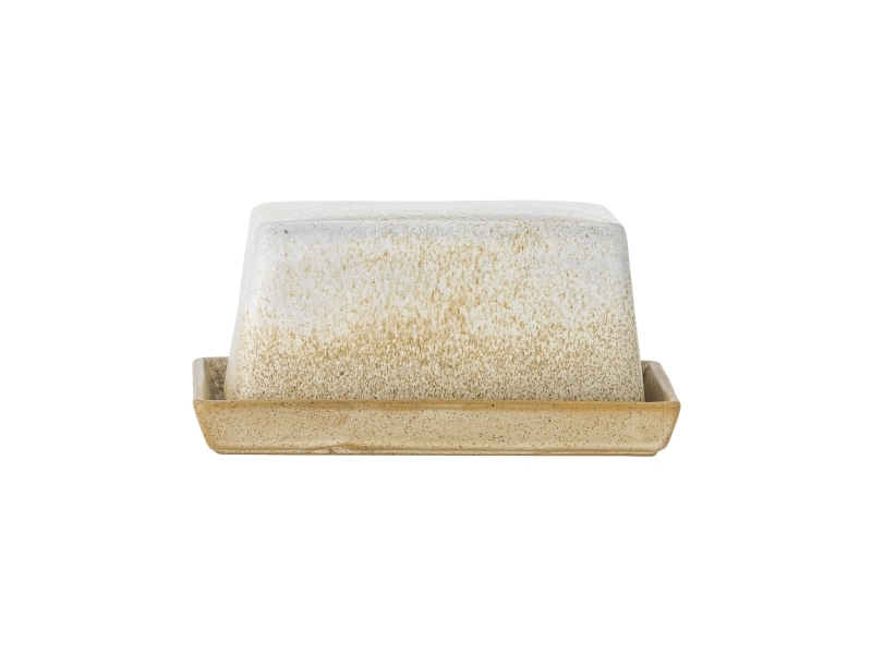 Bloomingville Paula Butterdose, Natur, Steingut