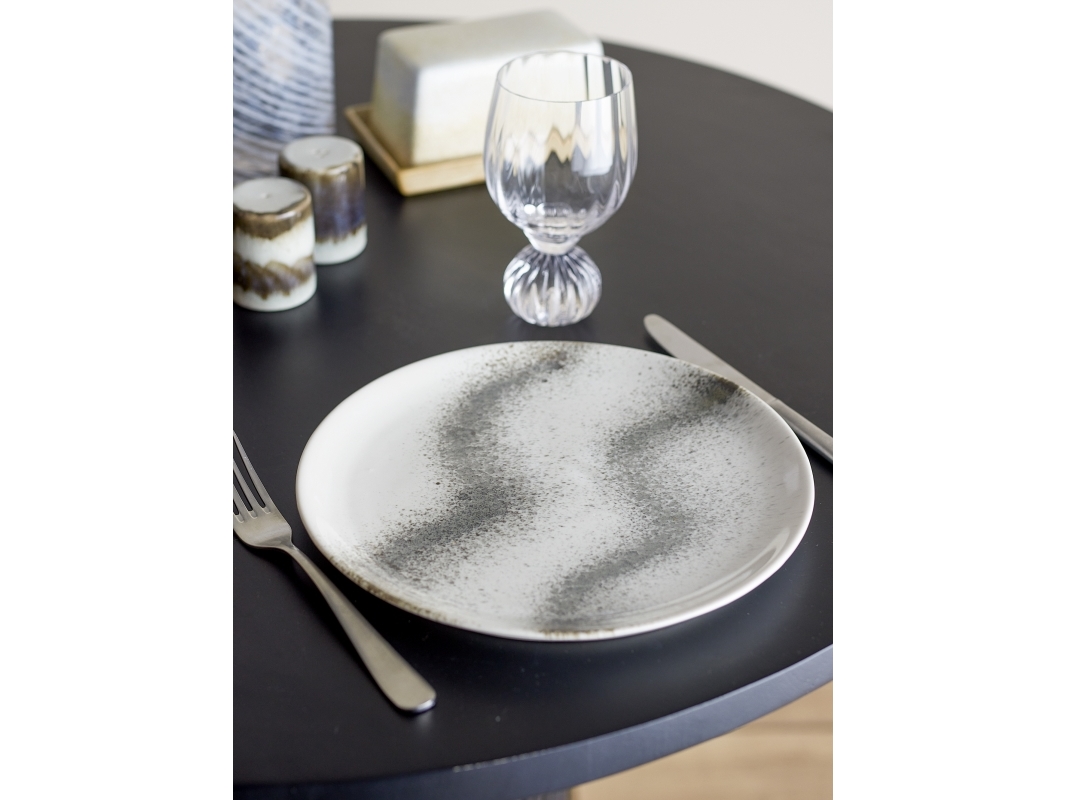 BLOOMINGVILLE Paula Tallrik, grå, stengods | Bordssättning - Par - Plattor | GameStuff
