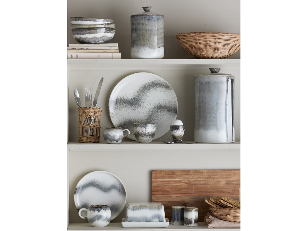BLOOMINGVILLE Paula Tallrik, grå, stengods | N - A | GameStuff