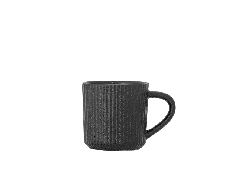 Bloomingville Neri Espressotasse, Schwarz, Steingut