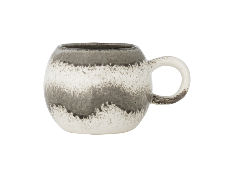 Bloomingville Paula Becher, Grau, Steingut