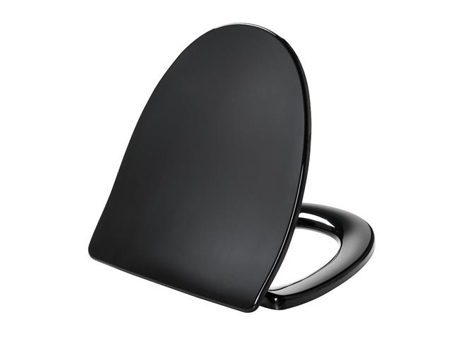 Toilettensitz Sign Schwarz Soft Cl W/Lid