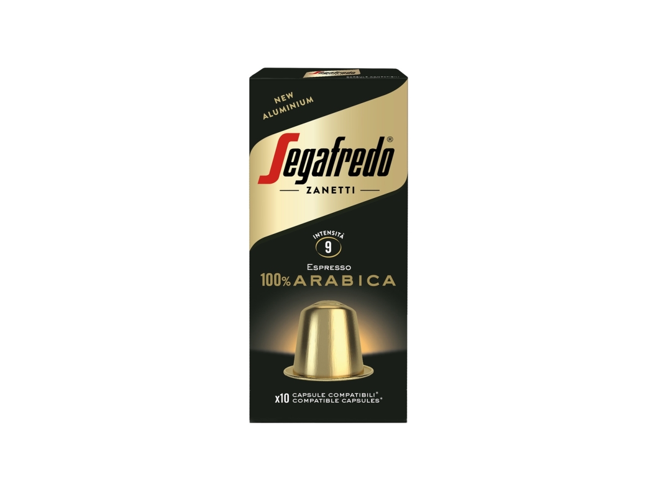 Segafredo 100% Arabica, Kaffekapslar, Espresso, Medelrostade, Nespresso, 51 g, L&aring;da