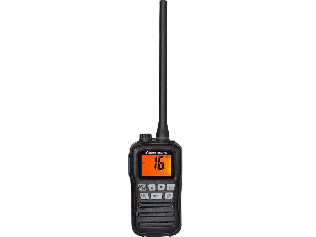 Stabo RTM 100, Marine radioservice, 156 - 162 MHz, Voksen, Unisex, Nikkel-Metalhydrid (NiMH), 63 mm