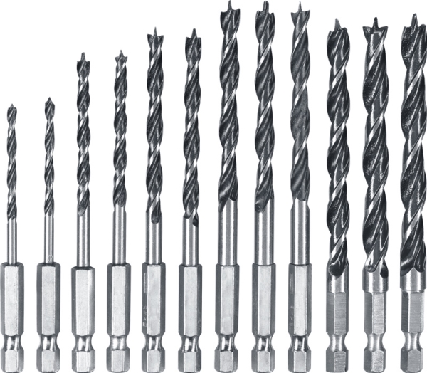 Kwb 108830 Holzspiralbohrer-Set 12-Teilig 12 Stück