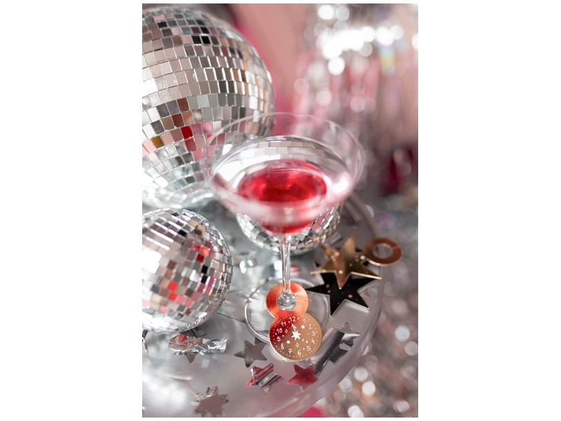 Drink Tags Happy New Year, 6 Stk