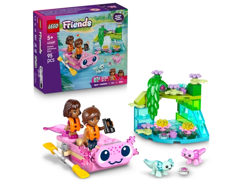 LEGO Friends 42681 Äventyrsbåt med axolotler | LEGO® - LEGO® teman D-I - LEGO Friends | GameStuff